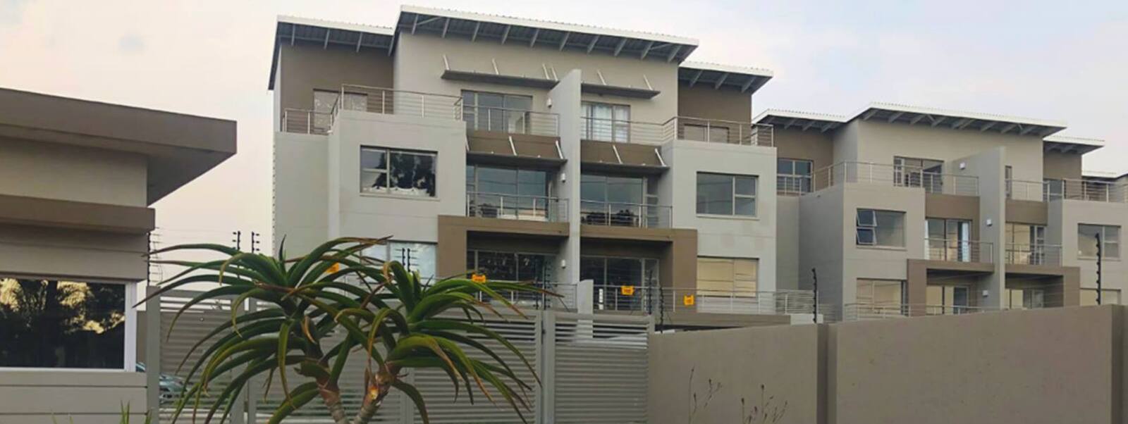 Residential frontage at The Lombardy Lifestyle Estate.
